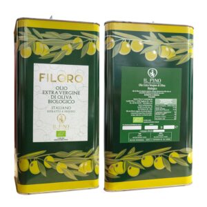 Olio Extra Vergine di Oliva Biologico Toscano Latta 5 litri X 2